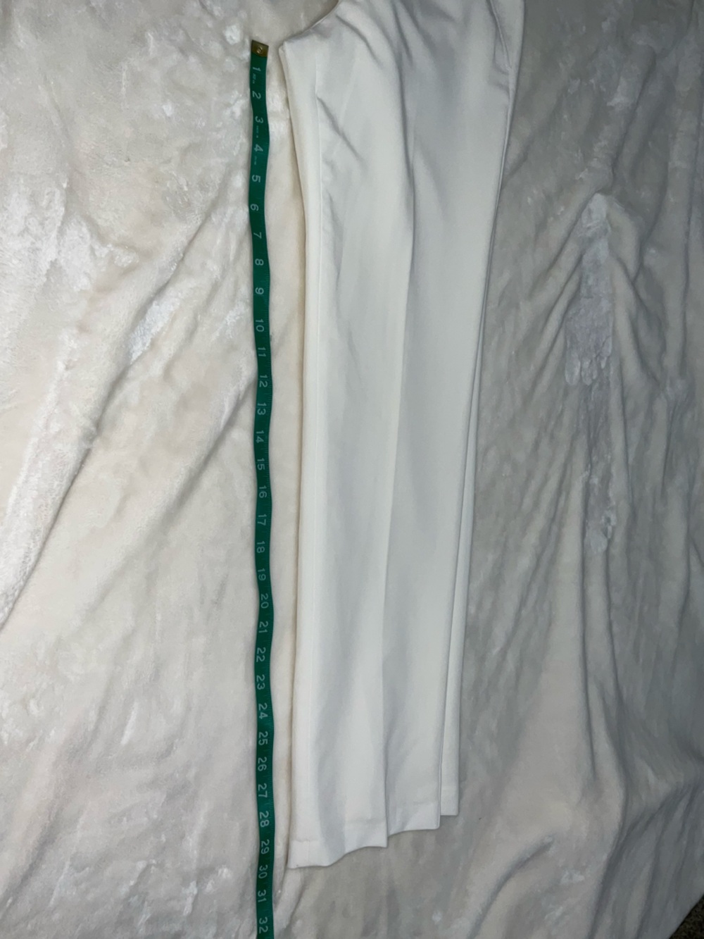 Zac & Rachel White Tailored Dress Trousers with Silver Buckle Details Size 8 - Picture 9 of 9